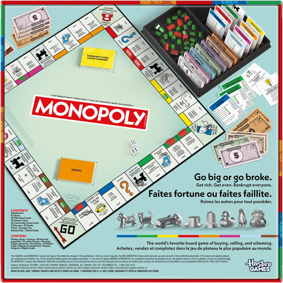 Board Game<br> Hasbro<br> Monopoly