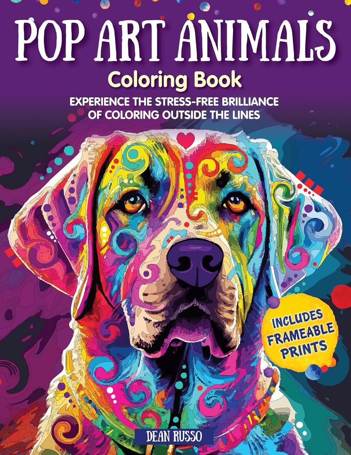 Colouring Book<br> Pop Art Animals