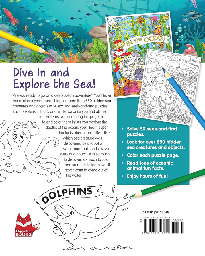Hidden Picture Puzzles<br> In the Ocean