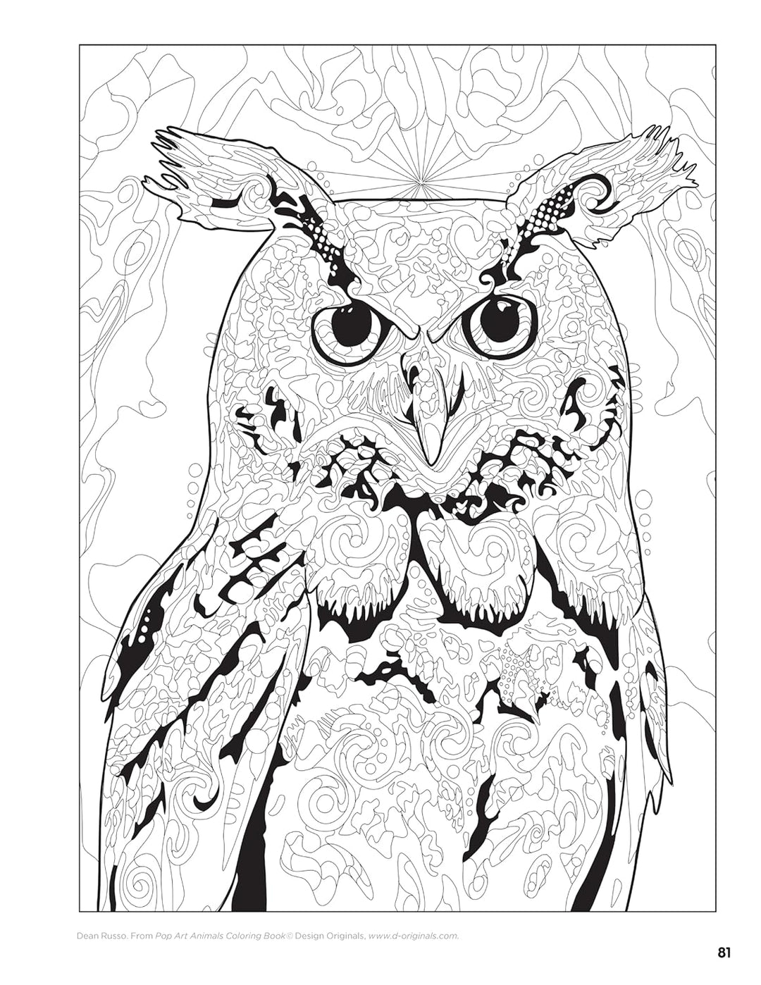 Colouring Book<br> Pop Art Animals