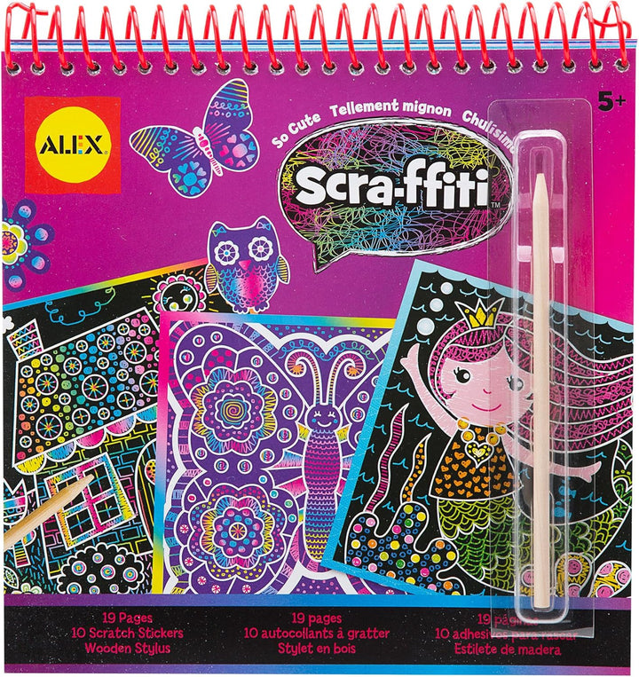 ALEX<br>Scratch Sticker Pad<br> Scra-ffiti