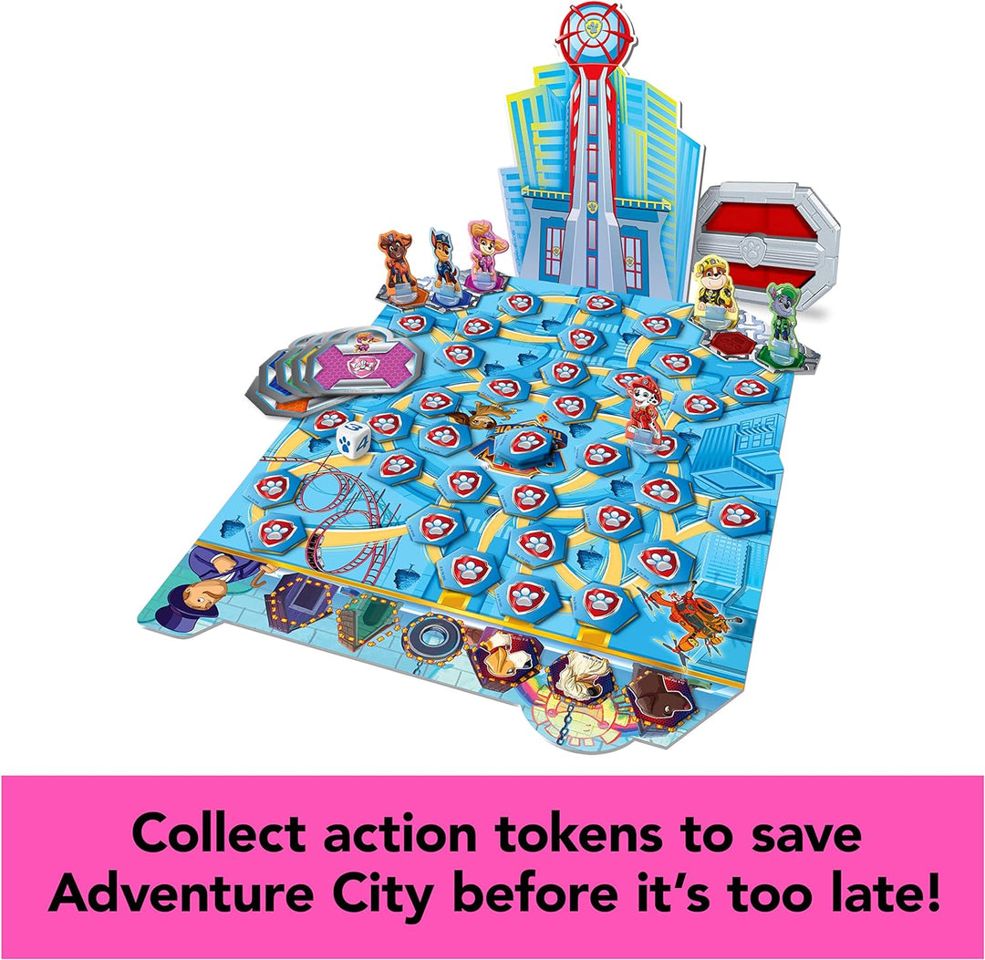 Board Game<br> Spin Master<br> Paw Patrol<br> 4-Game Adventure City Pack