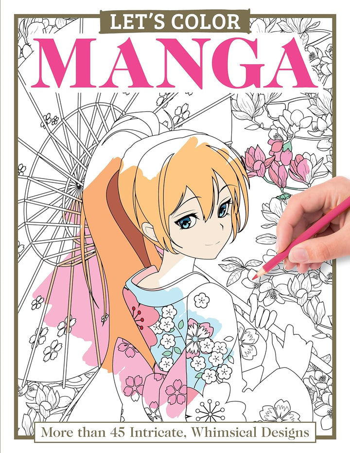 Colouring Book<br> Let's Color Manga
