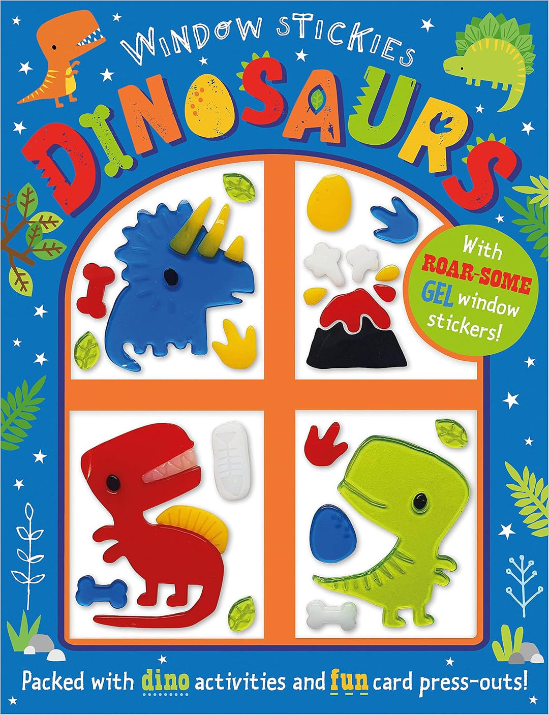 Activity Book<br> Window Stickers<br> Dinos