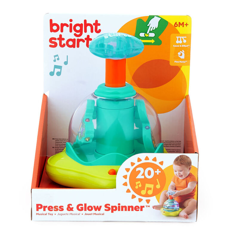 Bright Starts<br> Press & Glow Spinner