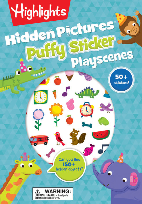 Puzzle Book<br> Highlights<br> Hidden Pictures<br> Puffy Stickers
