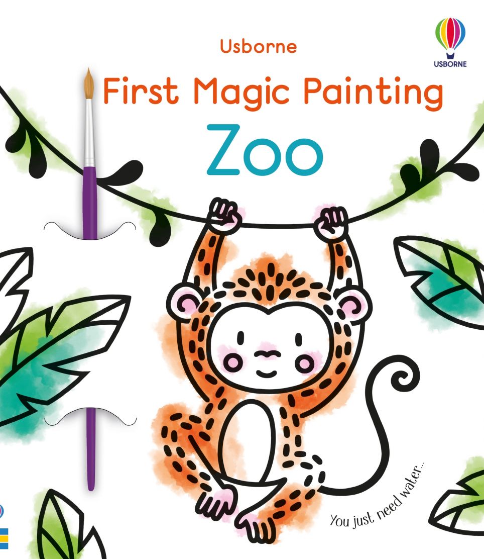 Colouring Book<br> Usborne<br> First Magic Painting<br> Zoo