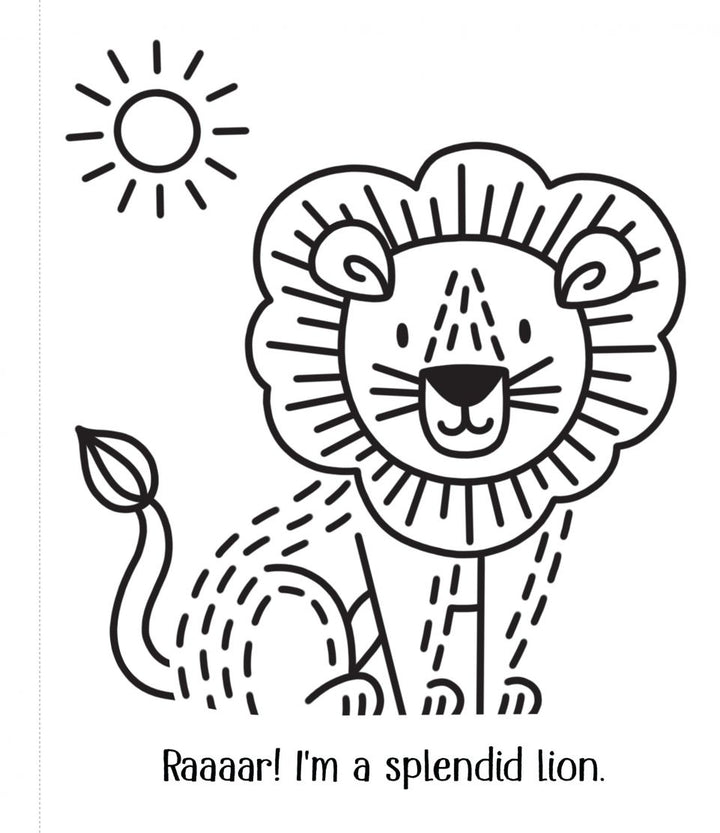 Colouring Book<br> Usborne<br> First Magic Painting<br> Zoo