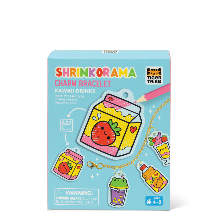 Tiger Tribe<br> Charm Bracelet Kit<br> Kawaii Drinks