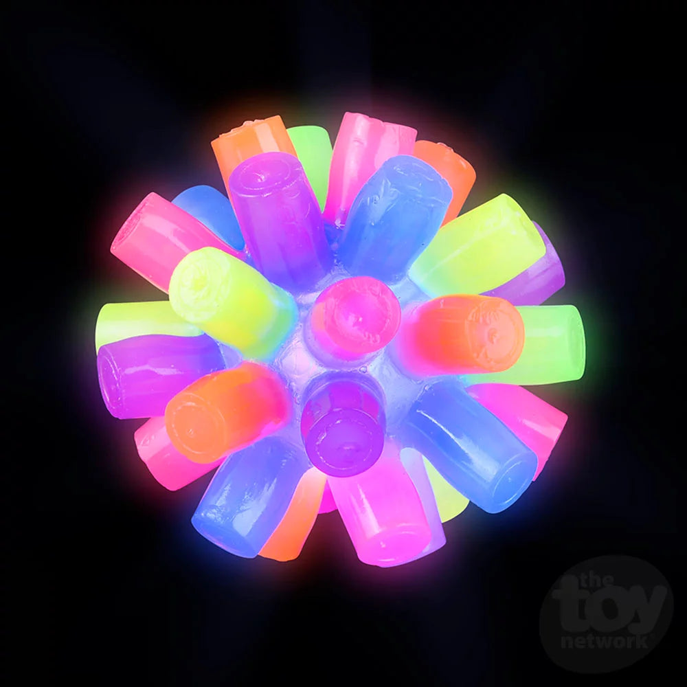 Spiky Ball<br> Light-Up (3")