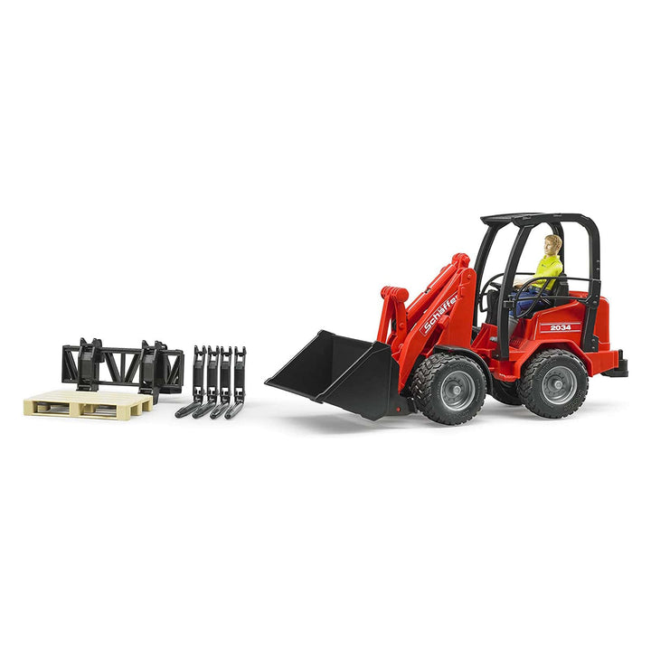 Bruder<br> Schaeffer Compact Loader<br> (With Accessories)