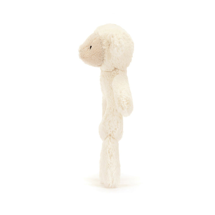 Jellycat<br> Bashful Lamb<br> Ring Rattle (7")