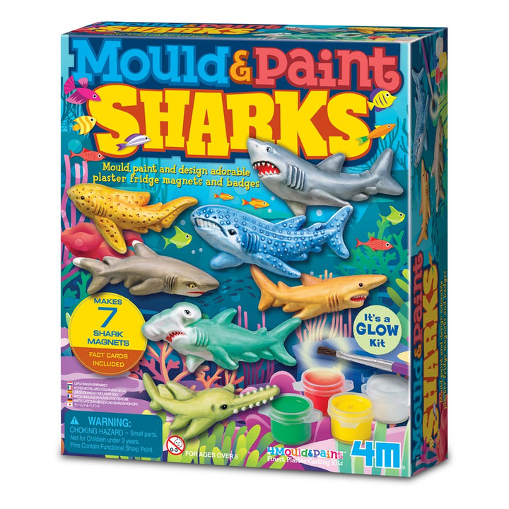 Mould & Paint (3D)<br> Sharks