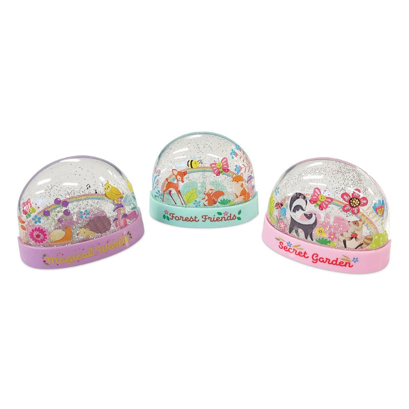 KidzMaker<br> Glitter Rainbow<br> Snowdomes