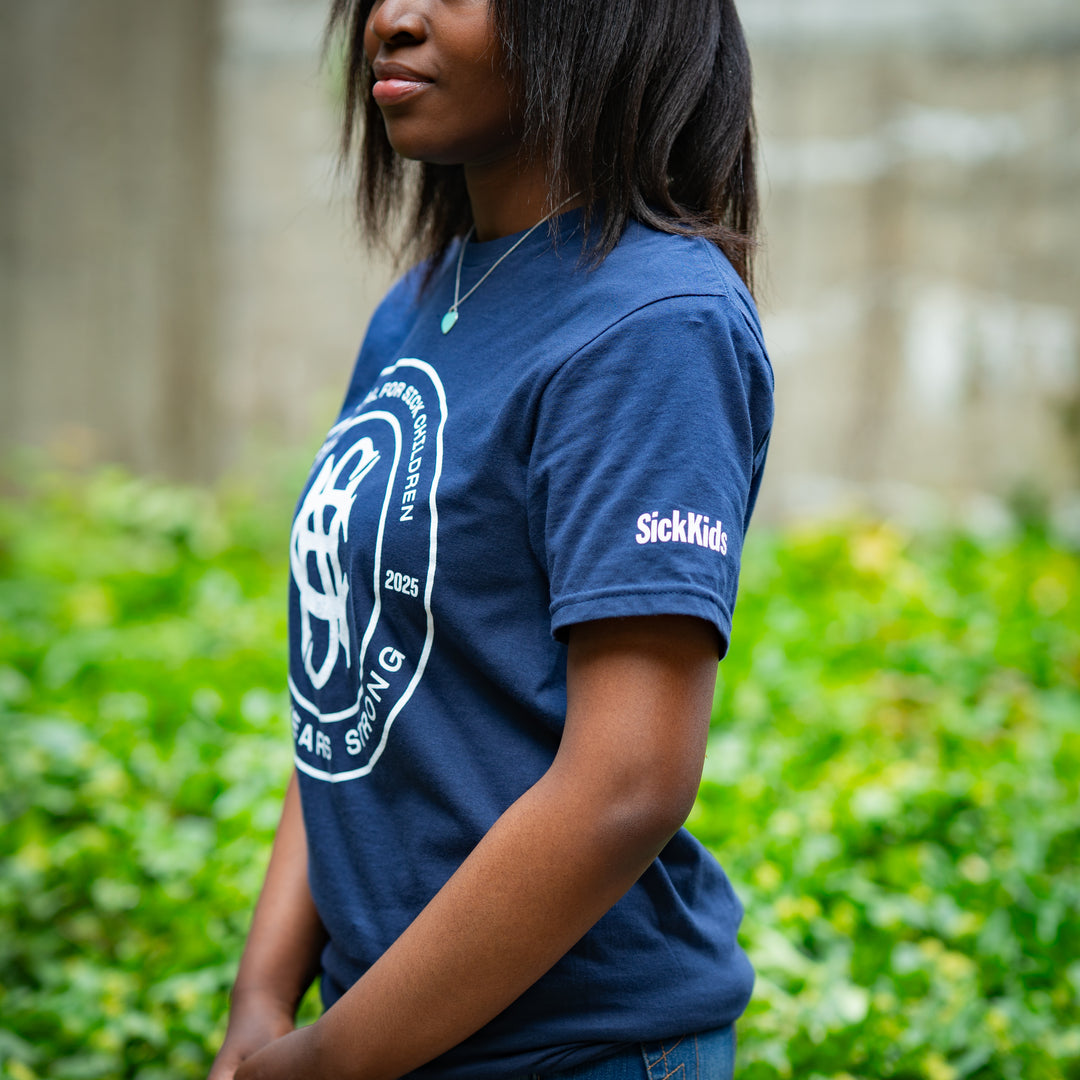 Adult SickKids T-Shirt (Commemorative/Navy Blue)
