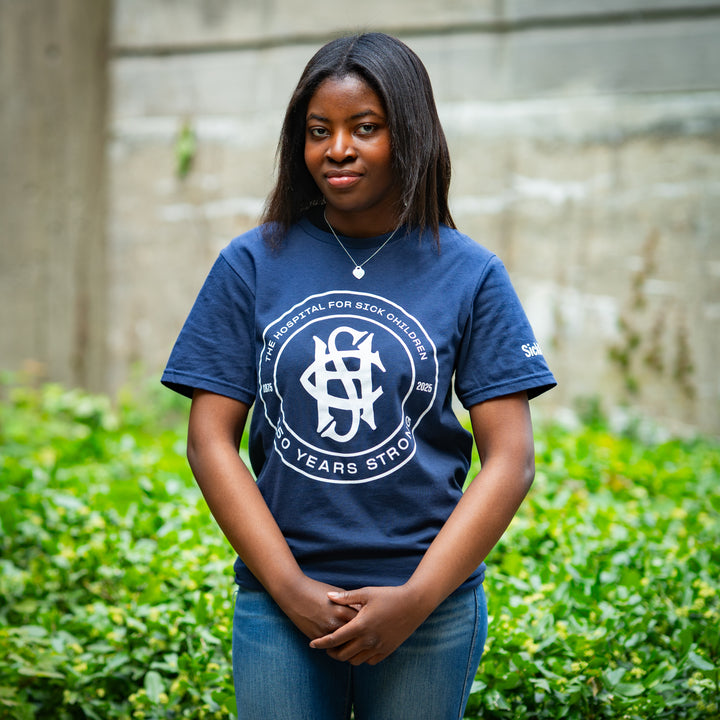 Adult SickKids T-Shirt (Commemorative/Navy Blue)