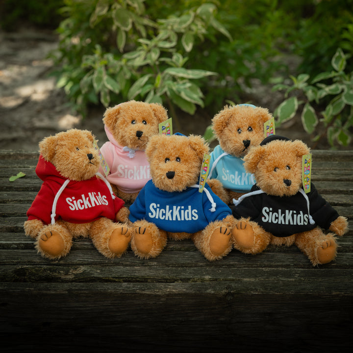 Teddy Bear (10")<br> SickKids Hoodie<br> Light Brown