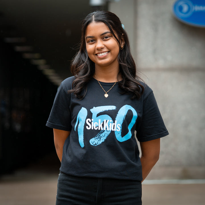 Adult T-Shirt<br> SickKids 150<br> Black
