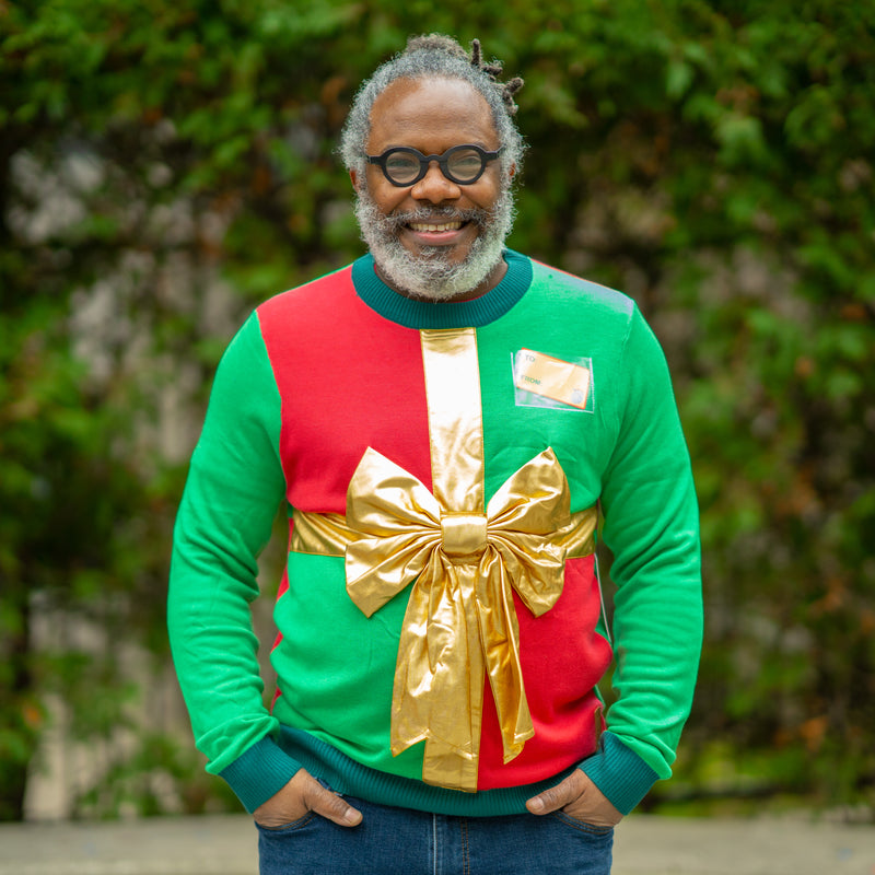 Adult<br> Christmas Present<br> Ugly Sweater