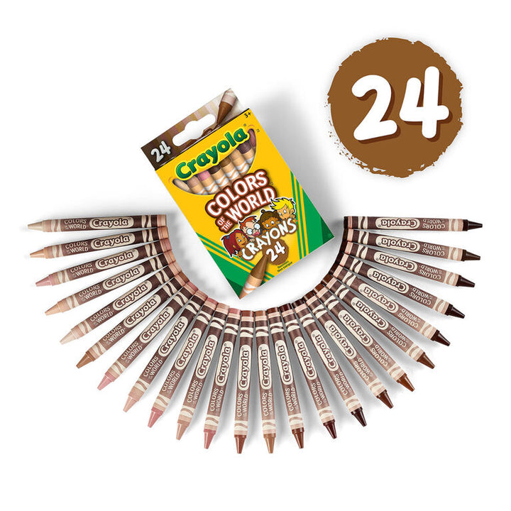 Crayola<br> Colors of the World<br> Crayons (24-Pack)
