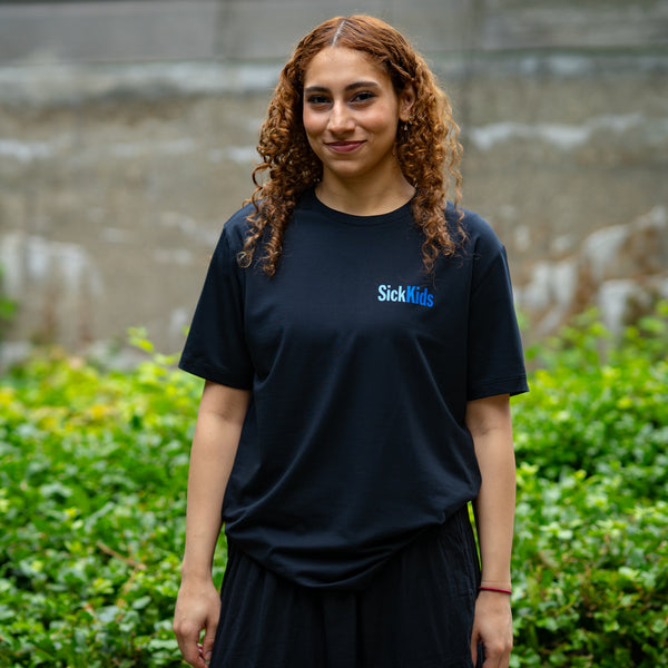 Adult SickKids<br> Essential T-Shirt (Black)