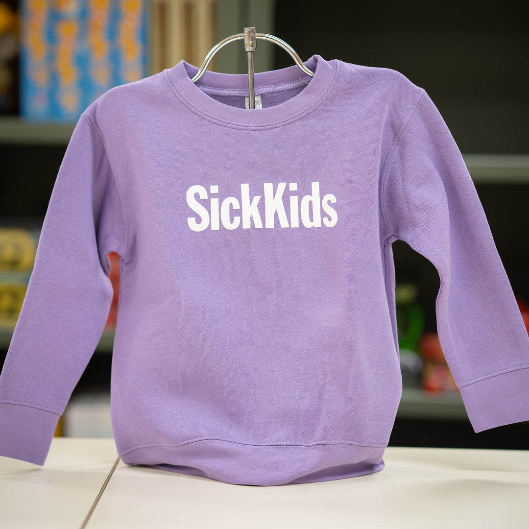 Toddler<br> Crewneck Sweater<br> (Lavender)
