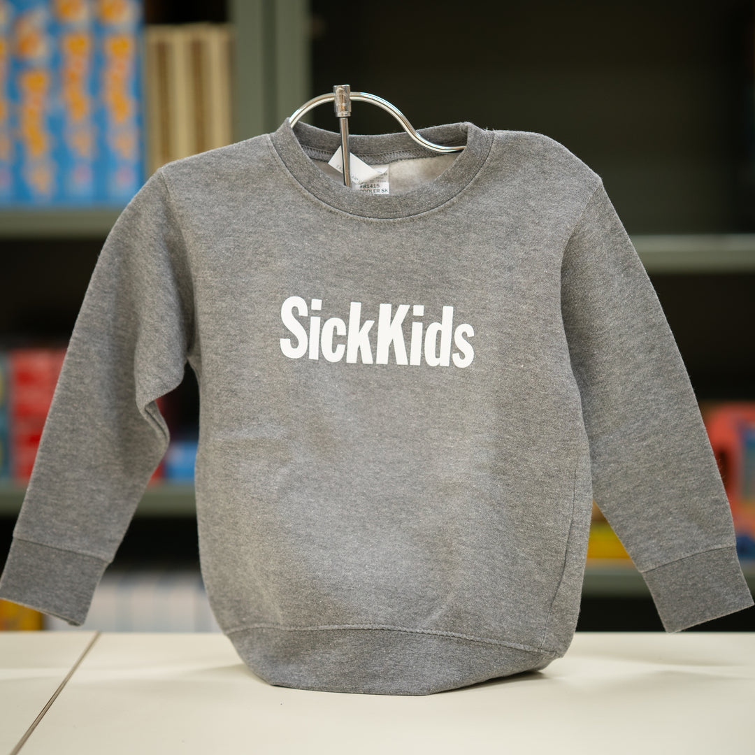 Toddler<br> Crewneck Sweater<br> (Granite)