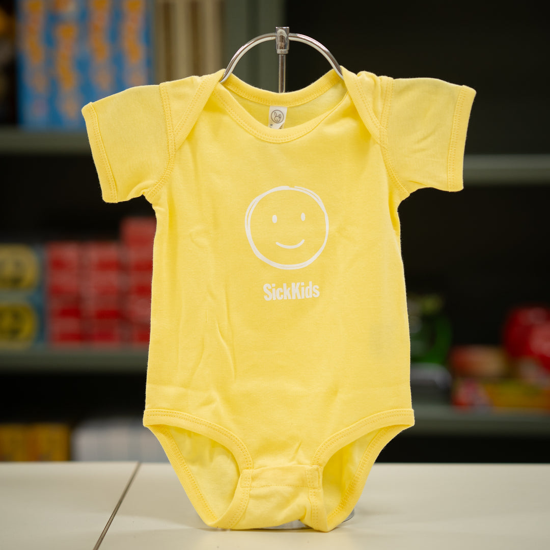 Infant SickKids Onesie (Smiley Face/Banana Yellow)