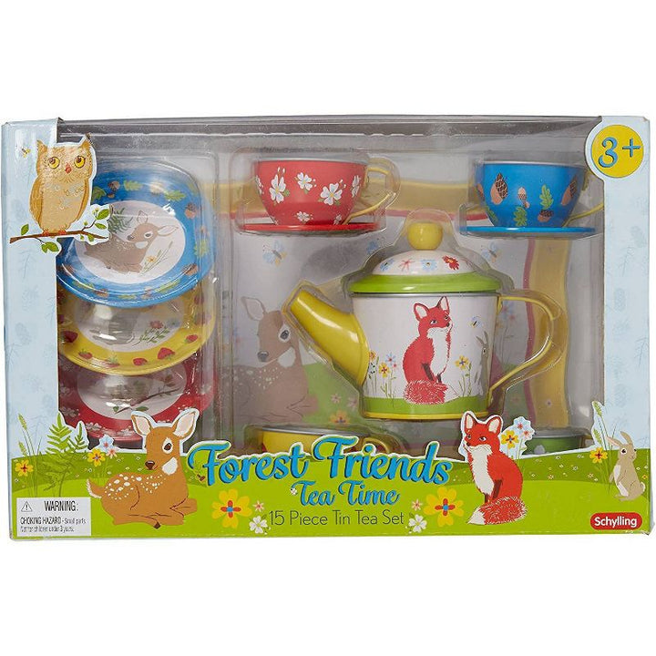 Schylling<br> Tea Set (15 Pieces)<br> Forest Friends