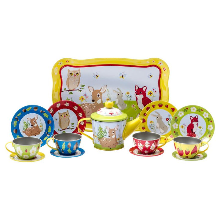 Schylling<br> Tea Set (15 Pieces)<br> Forest Friends