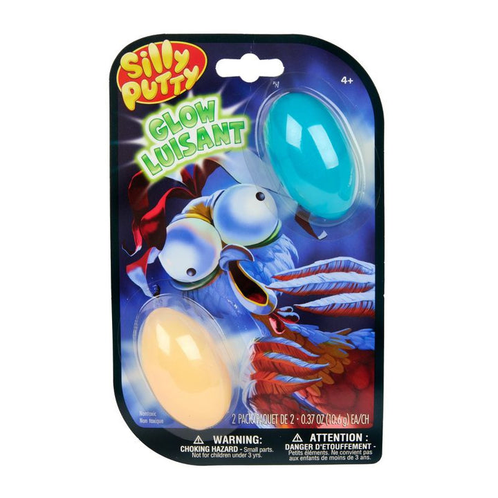 Silly Putty<br> Glow in the Dark (2 Pack)