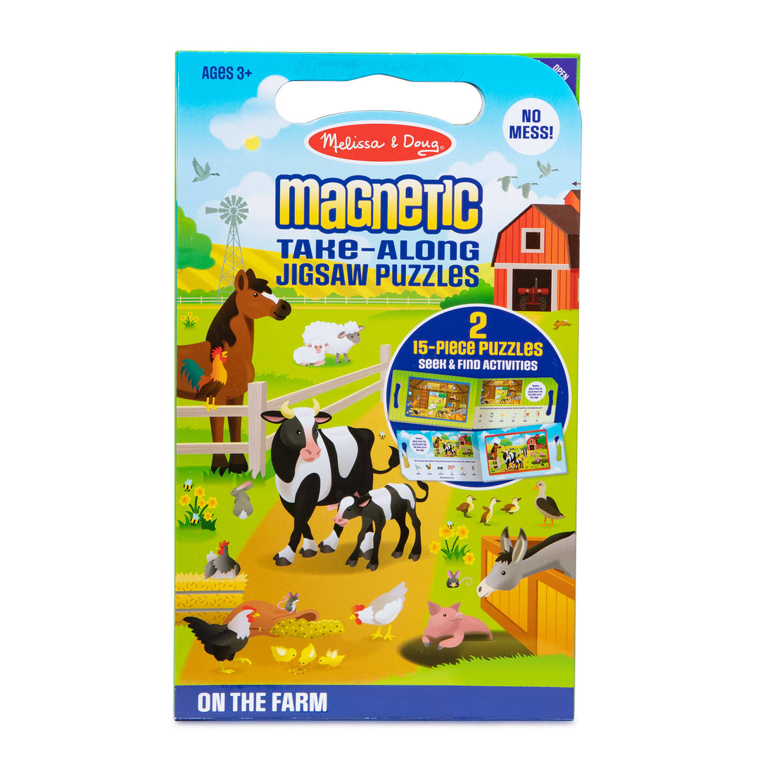Magnetic Jigsaw Puzzle<br> 15 Pieces<br> Melissa & Doug<br> On the Farm
