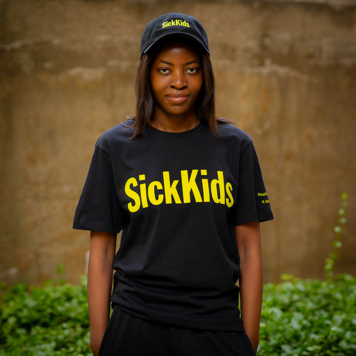 Youth T-Shirt<br> SickKids<br> Neon Yellow