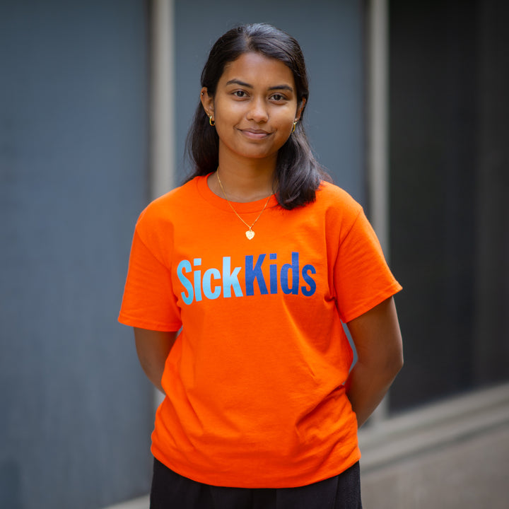 Adult T-Shirt<br> Classic SickKids<br> Orange