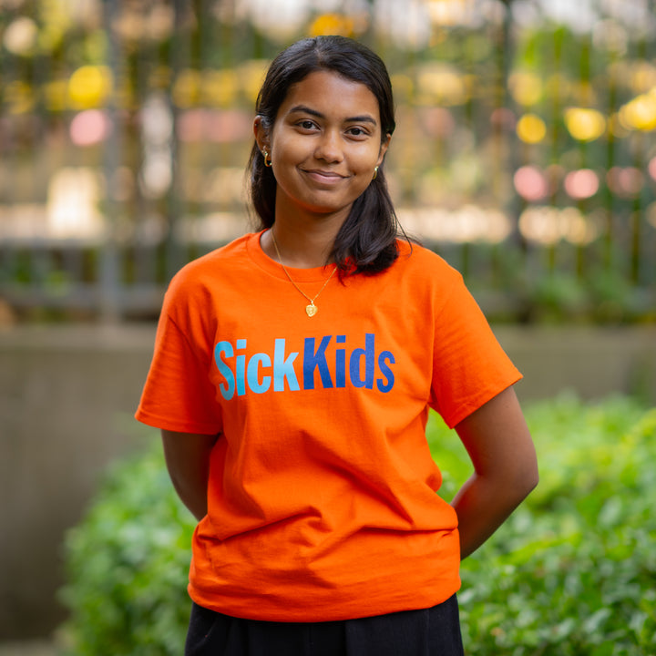 Adult T-Shirt<br> Classic SickKids<br> Orange