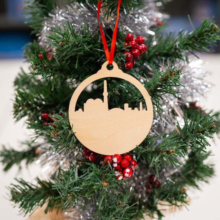 Ornament<br> SickKids<br> Wood Skyline