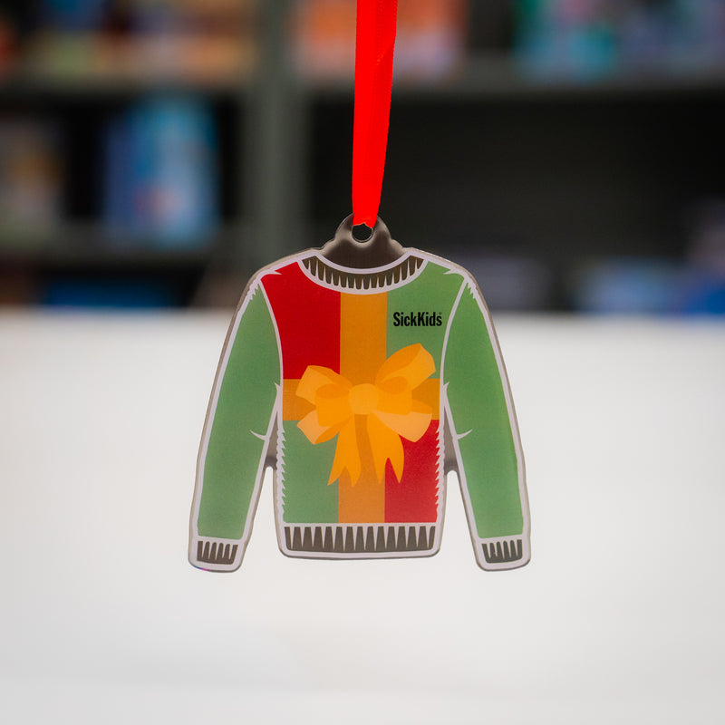 SickKids<br> Holiday Sweater<br> Ornament