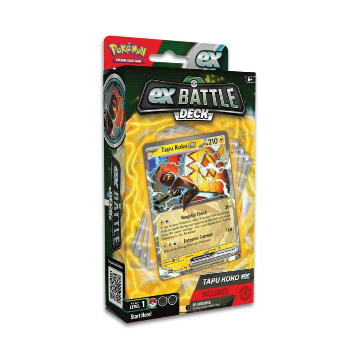 Pokemon Cards<br> EX Battle Deck<br> Tapu Koko or Iron Leaves