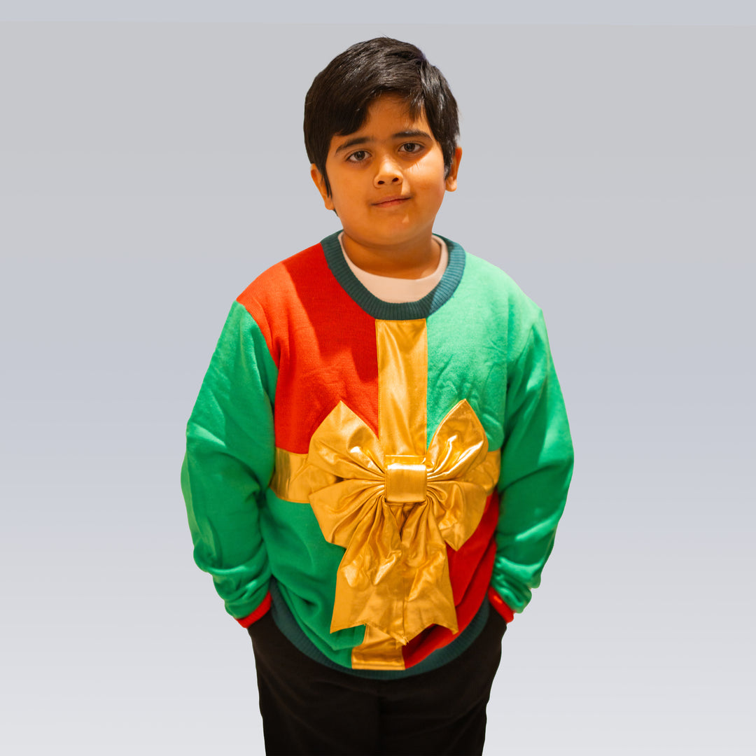 Christmas Present<br> Ugly Sweater<br> <b>Youth</b>