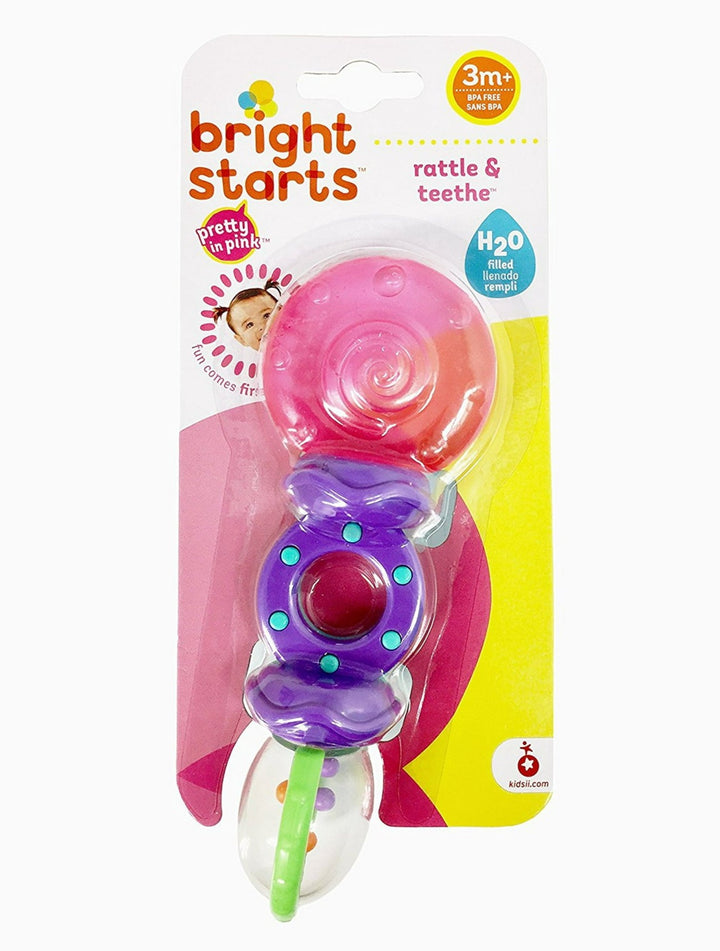 Bright Starts<br> Rattle & Teethe<br> Pretty in Pink