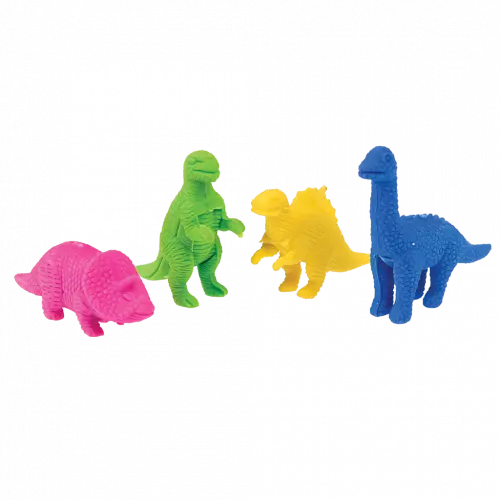Eraser Set<br> Rex London<br> Dinosaurs (4-Pack)