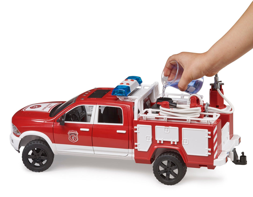 Bruder<br> Dodge Ram<br> Fire Rescue Truck<br> (with lights and sounds)