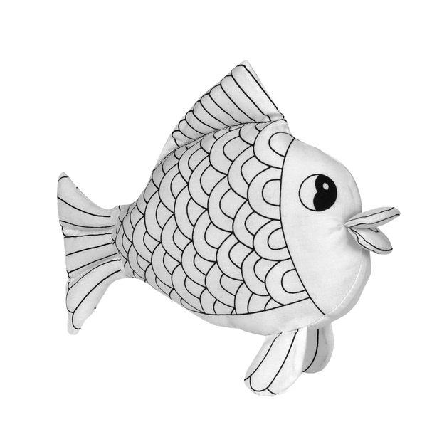 Ganz<br> Mini Plush Coloring Kit<br> Fish (6")