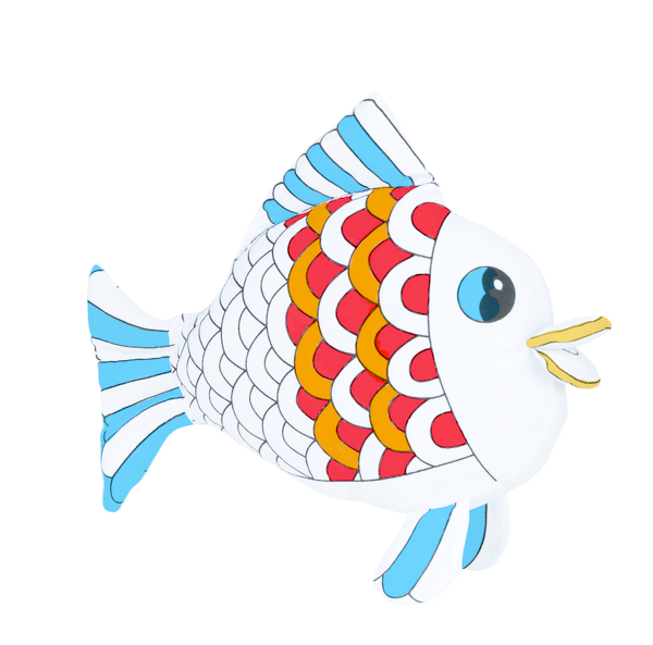 Ganz<br> Mini Plush Coloring Kit<br> Fish (6")