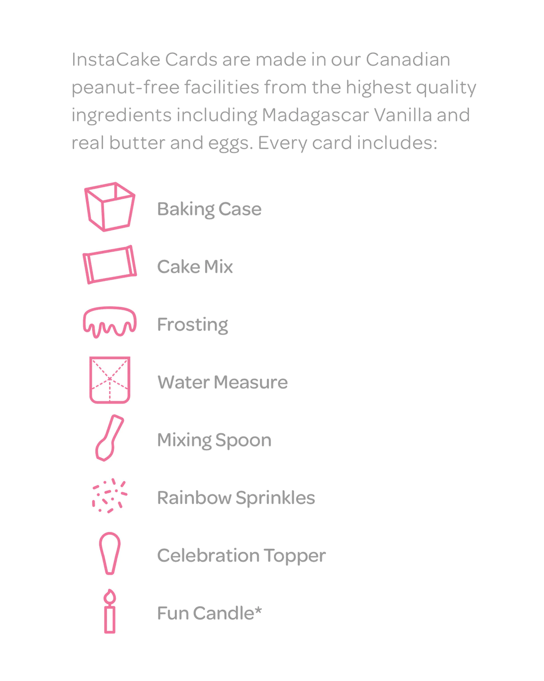 InstaCakes<br> Celebration Cake Kit<br> Confetti Vanilla