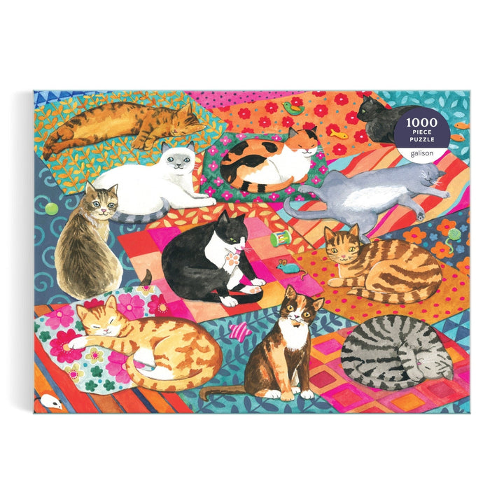 1000 Pieces<br> Jigsaw Puzzle<br> Lounging Cats