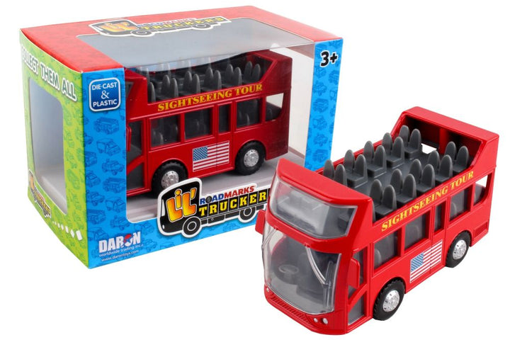 Daron<br> Lil Truckers<br> Double-Decker Bus (5")