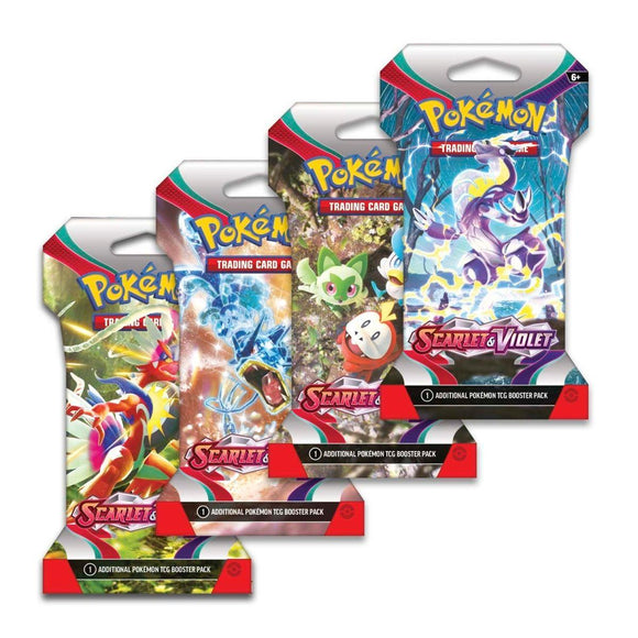 Pokemon Cards<br> Sleeved Booster Pack<br> Scarlet & Violet