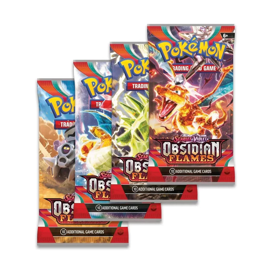 Pokemon Cards<br> Booster Pack<br> Obsidian Flames