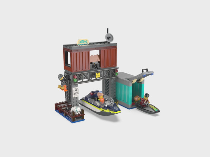 LEGO City<br> Police Speedboat and Crook's Hideout<br> 60417